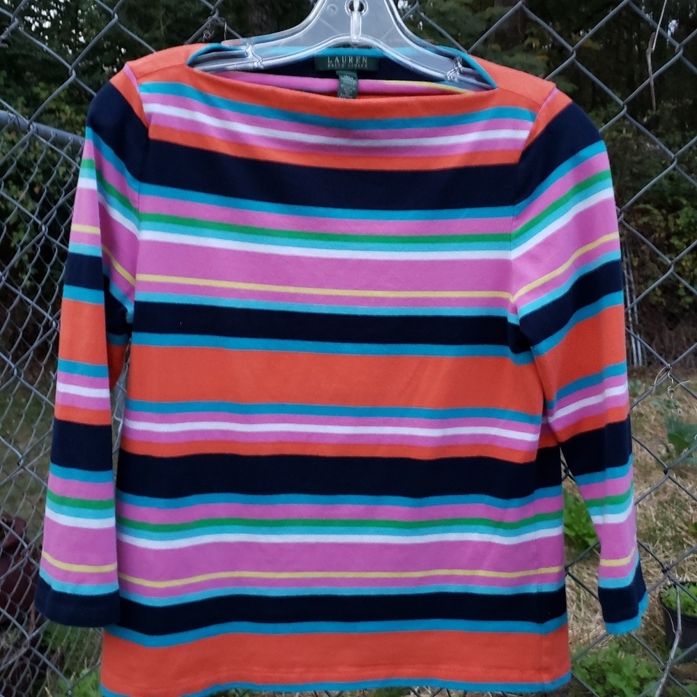 Lauren stripped tee